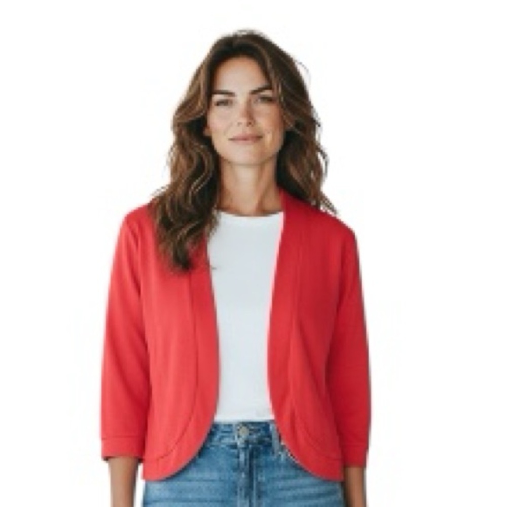 Jessica Howard Size XL Coral Cardigan